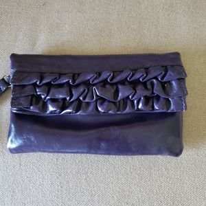 Purple ELLE wristlet bag, purse.